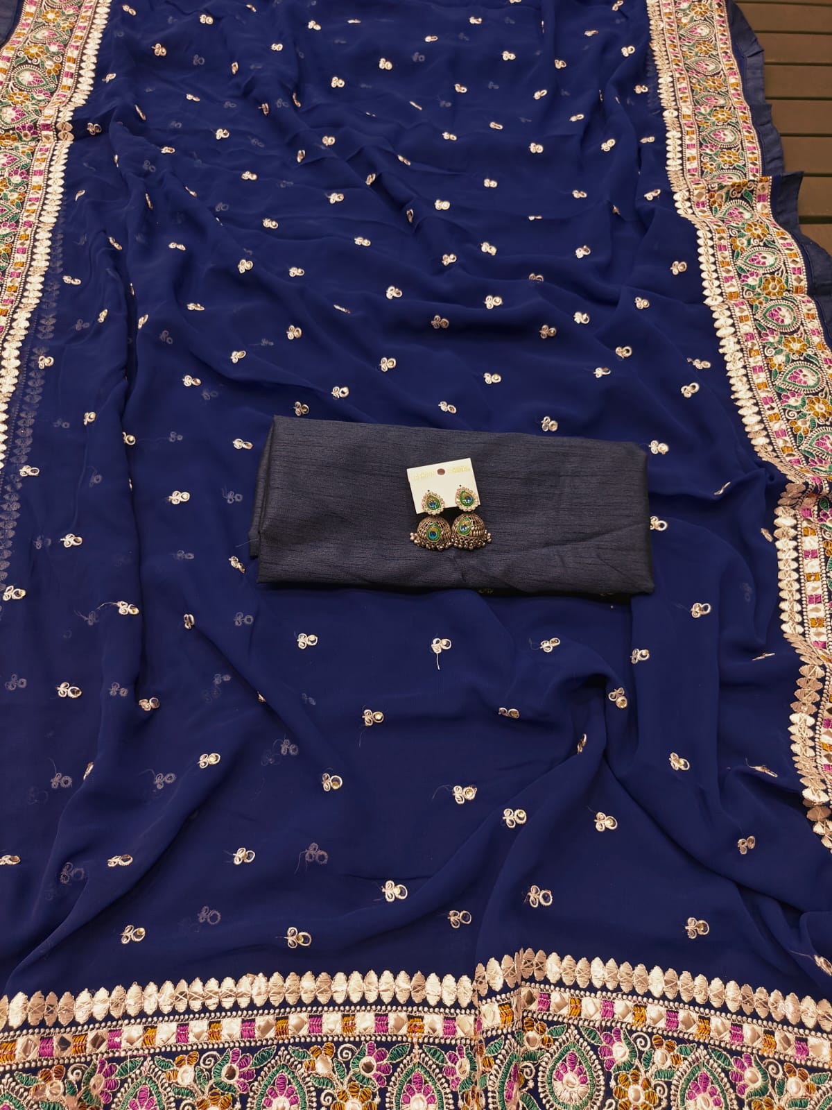 The Modern Charm Of Vintage Georgette Party Wear Sarees Catalog